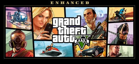 Grand Theft Auto V Enhanced key art